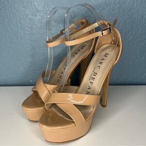 Marc Defang Nude Platform Heels 8.5